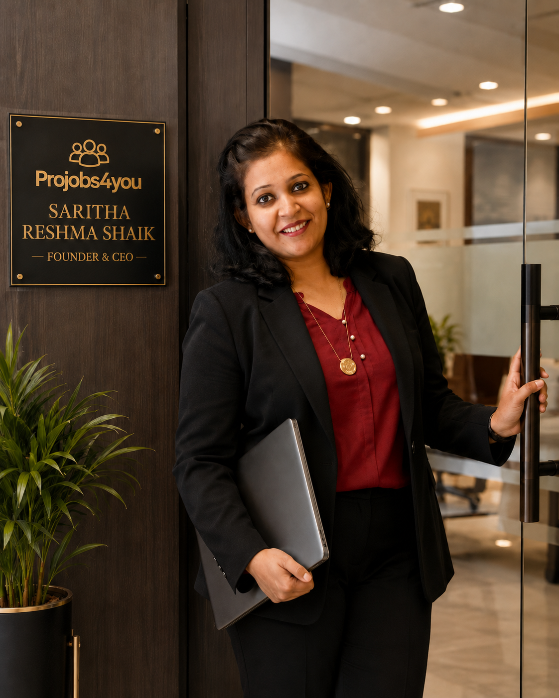 Saritha Reshma Shaik - Founder of Projobs4you